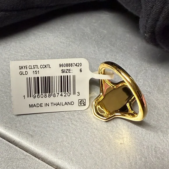 NEW💛 Kendra Scott Skye Celestial Gold Cocktail Ring size 6 - Picture 5 of 8